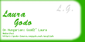 laura godo business card